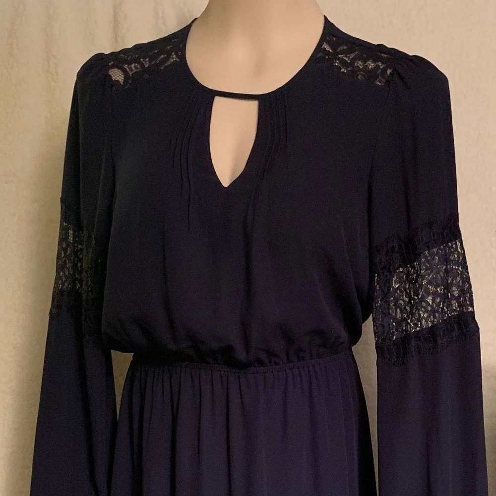 Navy blue with lace dress size XS